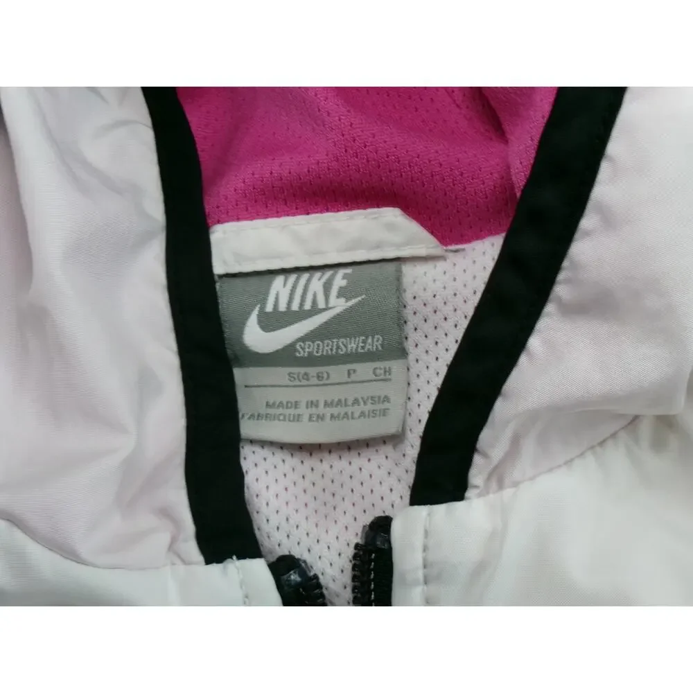 Nike womens white/black/pink jacket and pants size small polyester - Picture 4 of 16
